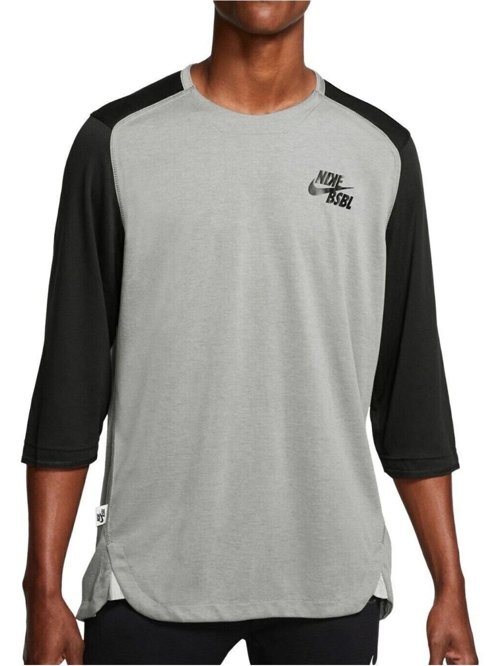 Nike Dri-fit Men’s BSBL Baseball Training Shirt 3/4 Sleeve Size M